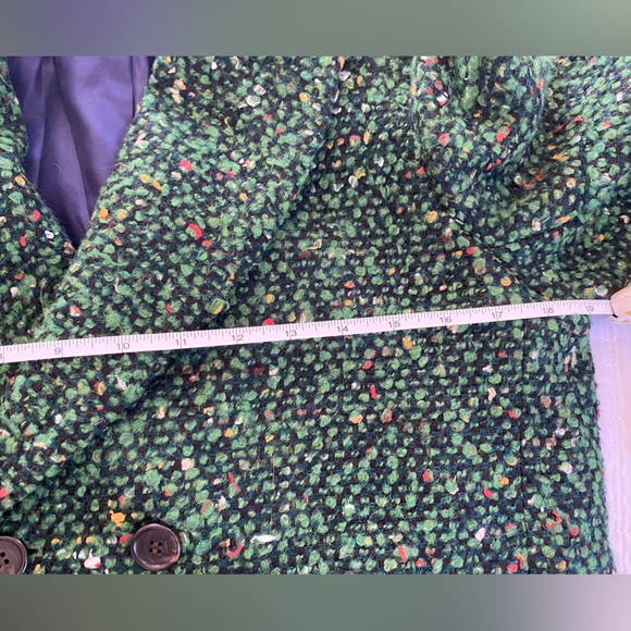 J. Crew Daphne Topcoat in Italian Tweed Green Wool - Picture 10 of 10